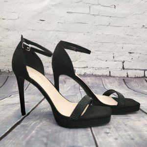 Nine West Ankle Strap Open Toe Heels